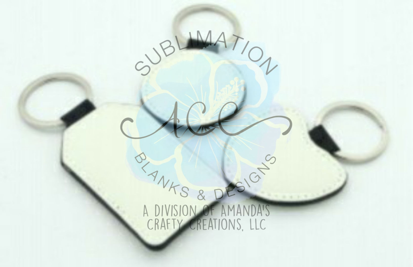 Double sided sublimation leather keychain RTS – ACC Sublimation Blanks &  Designs